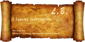 Lippay Bernarda névjegykártya